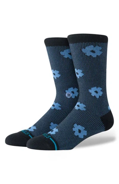 Stance Digital Daisy Jacquard Crew Socks In Multi