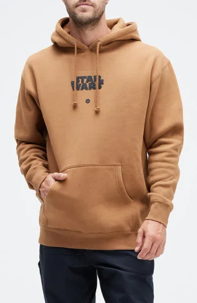 Stance Dj Star Wars® Cotton Blend Graphic Hoodie In Saddle