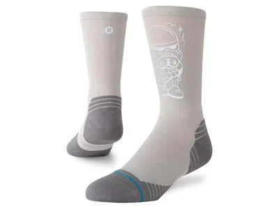 Stance Dj Trooper Light Crew Crew Cut Socks Shoes Grey: Lg (us Men's Shoe 9-13 - Women's Shoe 11-14) In Neutral