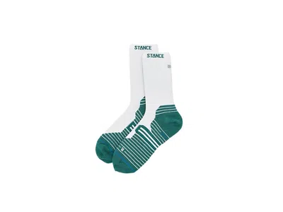 Stance Fairway Ribbed Crew Men's Shoes White: Lg (men's Shoe 9-12) D - Medium
