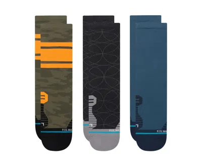 Stance Feel 360 - Sargent 3-pack Multicolor Socks A448c22sgt-mul