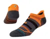 Stance Feel 360 - Slats Running Neon Orange/grey Ankle Socks A248a21sla-noo In Orange