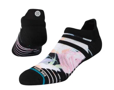 Stance Feel 360 Tendency Tab Blue/floral Perfomance Socks A258a22ten-blu In White