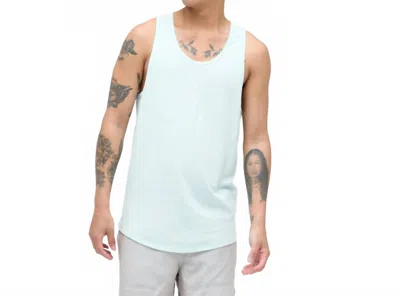Stance Fragment 2.0 Tank In Ice Blue In White