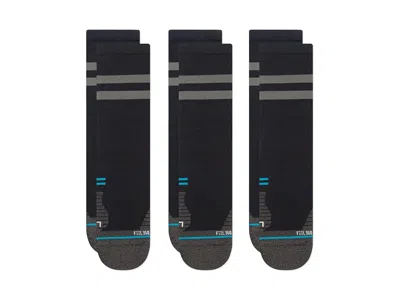 Stance Franchise Ul Crew 3-pack Crew Cut Socks Shoes Black: Sm (us Men's Shoe 3-5.5 - Women's Shoe 5-7.5)