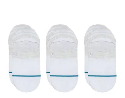 Stance Gamut 2 No Show 3 Pack White Socks M145a19gpk-wht