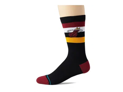 Stance Heat St Crew Crew Cut Socks Shoes Black: Lg (us Men's Shoe 9-13) In Multi