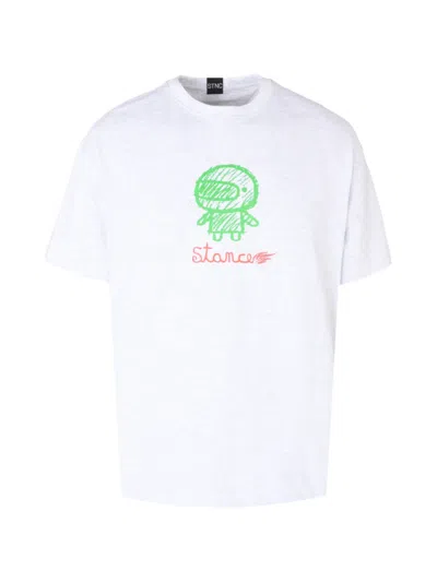 Stance Helmet Boy Graphic-print T-shirt In White