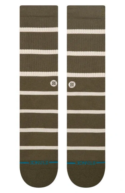 Stance Heritage Crew Socks In Green