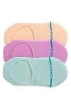 Stance Icon 3-pack No-show Liner Socks In Lightblue