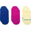 Stance Icon Assorted 3-pack No Show Socks In Multi