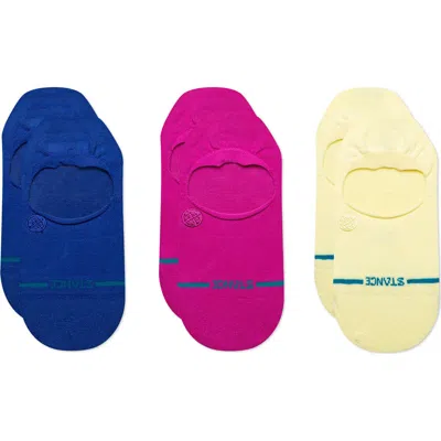 Stance Icon Assorted 3-pack No Show Socks In Multi
