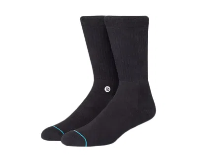 Stance Icon Classic Crew Black/white Socks M311d14ico-blw