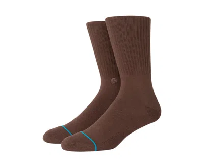 Stance Icon Classic Crew Brown Socks M311d14ico-brn