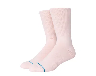 Stance Icon Classic Crew Light Pink Socks M311d14ico-pnk
