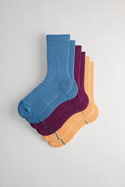 Stance Icon Crew Sock 3-pack In Assorted, Men's At Urban Outfitters
