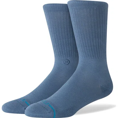 Stance Icon Crew Socks In Blue
