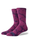 Stance Icon Dye Crew Socks In Navy