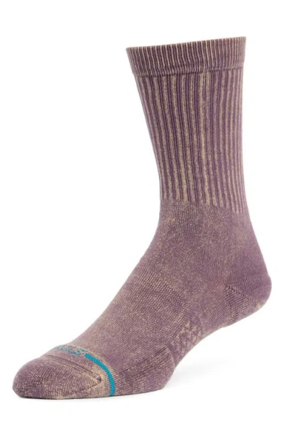 Stance Icon Dyed Crew Socks In Purple