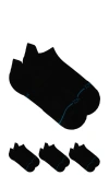 Stance Icon Low Tab 3 Pack Socks In 黑色