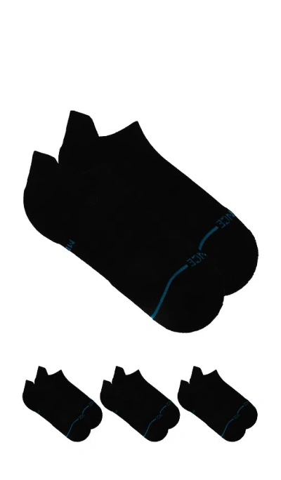 Stance Icon Low Tab 3 Pack Socks In 黑色