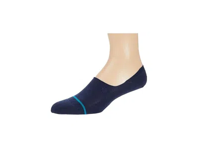 Stance Icon No Show Crew Cut Socks Shoes Dark Navy: Lg (us Men's Shoe 9-13) In Blue