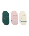 Stance Icon Assorted 3-pack No Show Socks In Neutral