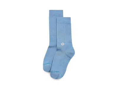 Stance Icon Pop Crew Knee High Socks Shoes Capriblue: Md (us Men's Shoe 6-8.5 - Women's Shoe 8-10.5) In Blue