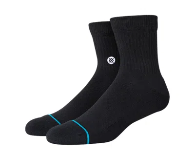 Stance Icon Quarter Classic Black Ankle Socks A356a21iqt-blk