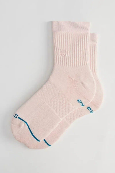 Stance Icon Quarter Crew Sock In Pink, Men's At Urban Outfitters
