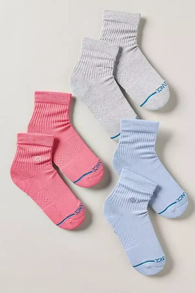 Stance Icon Quarter Socks In Blue