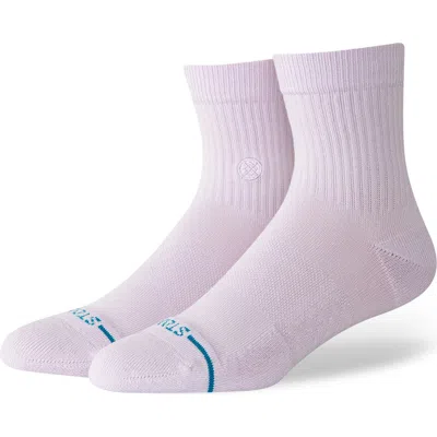 Stance Icon Quarter Socks In Orchid