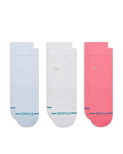 STANCE ICON QUARTER SOCKS, PACK OF 3