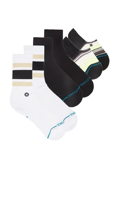 Stance Icon Series 3 Pack Socks In 碎花