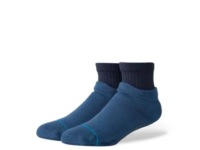 Stance Icon Slipper Sock Crew Cut Socks Shoes Navy: Sm (us Men's Shoe 3-5.5 - Women's Shoe 5-7.5) In Blue