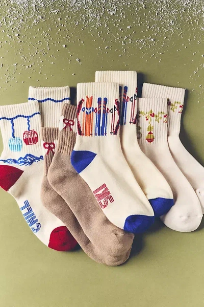 Stance Icon Socks, Set Of 2 In White