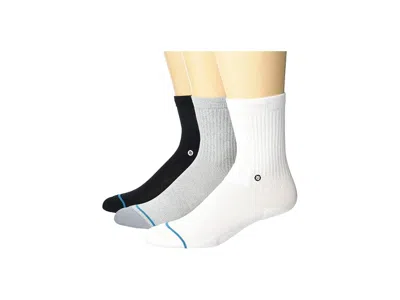 Stance Icon St 3-pack (toddler/little Kid/big Kid) Crew Cut Socks Shoes: Md (11 Little Kid - 1 Little Kid S In Multicolor