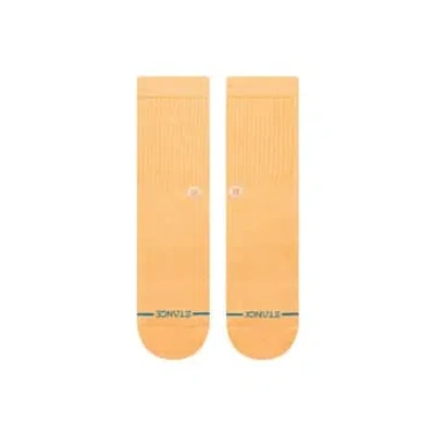 Stance Icon Washed Sock In Peach