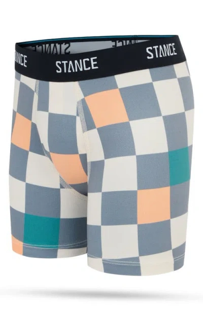 Stance Kids' Chef Check Boxer Briefs In Multi