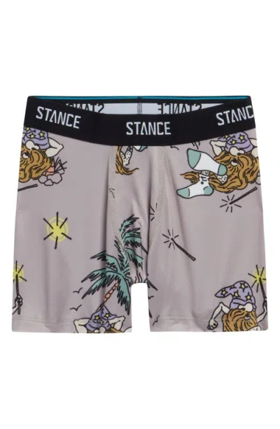 Stance Kids' Magic Boxer Briefs In Gray