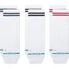 Stance Lined Up Performance Assorted 3-pack Mid Quarter Socks In White