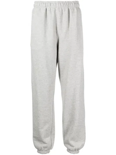 Stance Logo-patch Cotton Track Pants In Grey