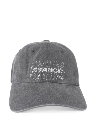 Stance Logo-embroidered Baseball Cap In Gray