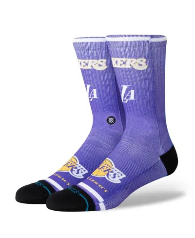 Stance Los Angeles Lakers 2025/26 Statement Edition Crew Socks In Transparent