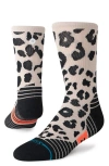 Stance Medium Performance Crew Socks In Stringgrey