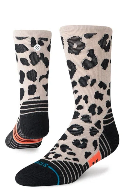 Stance Medium Performance Crew Socks In Stringgrey