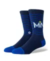 Stance Men's And Women's Blue Minnesota Twins 2024 City Connect Crew Socks In Blue