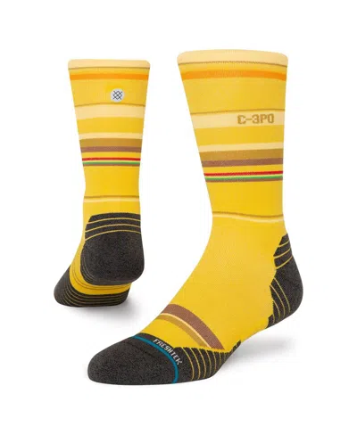 Stance Men's And Women's C-3poâ Star Wars Freshtek Crew Socks In Gold