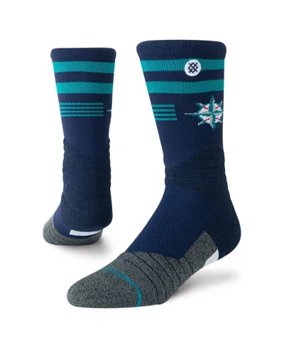 Stance Men's And Women's Navy Seattle Mariners Diamond Pro Crew Socks In Blue