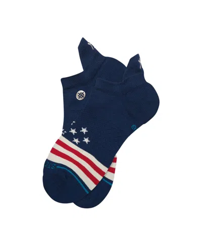 Stance Men's And Women's New York Yankees Americana Ankle Socks In Blue